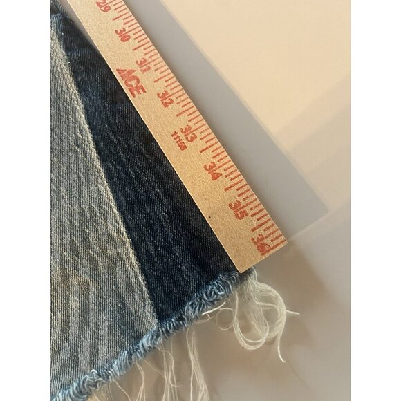 Hudson Barbara bootcut cropped fringe jeans in Ivy sz 26 stretch colorblock high - Picture 9 of 9